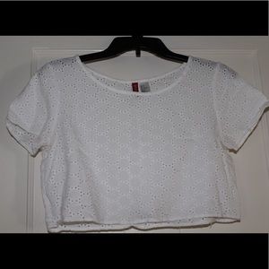 White Crop Top